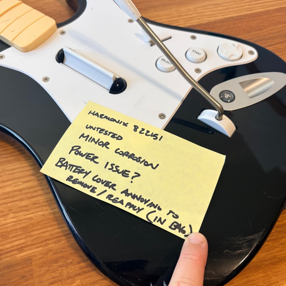 For Parts UNTESTED Harmonix Fender Stratocaster Guitar Controller PlayStation